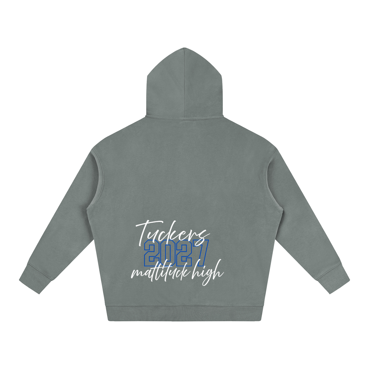 Cursive Front Mattituck Oversize Fleeced Hoodie