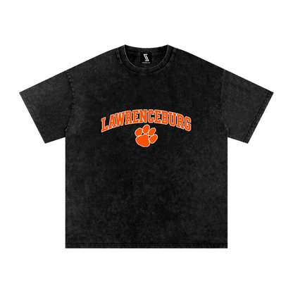 Lawrenceburg Snow Washed Oversized Cotton T-Shirt