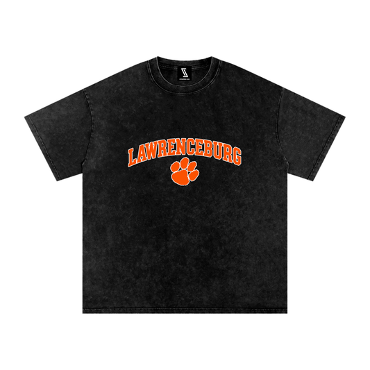 Lawrenceburg Snow Washed Oversized Cotton T-Shirt