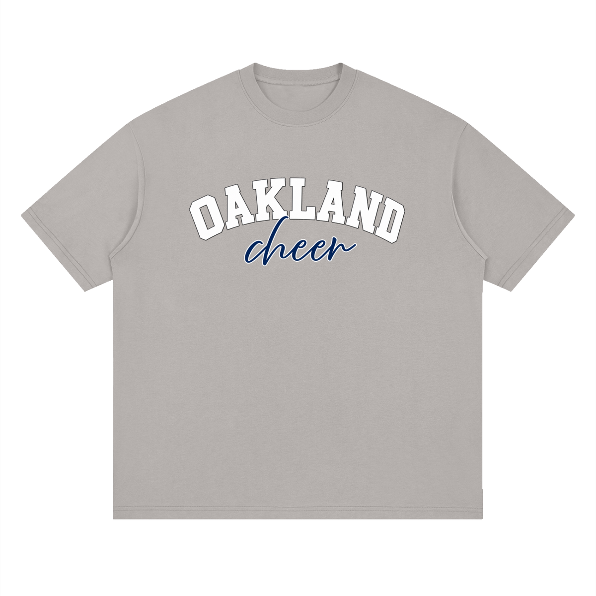 Cursive Oakland Middle Oversized Drop Shoulder T-Shirt