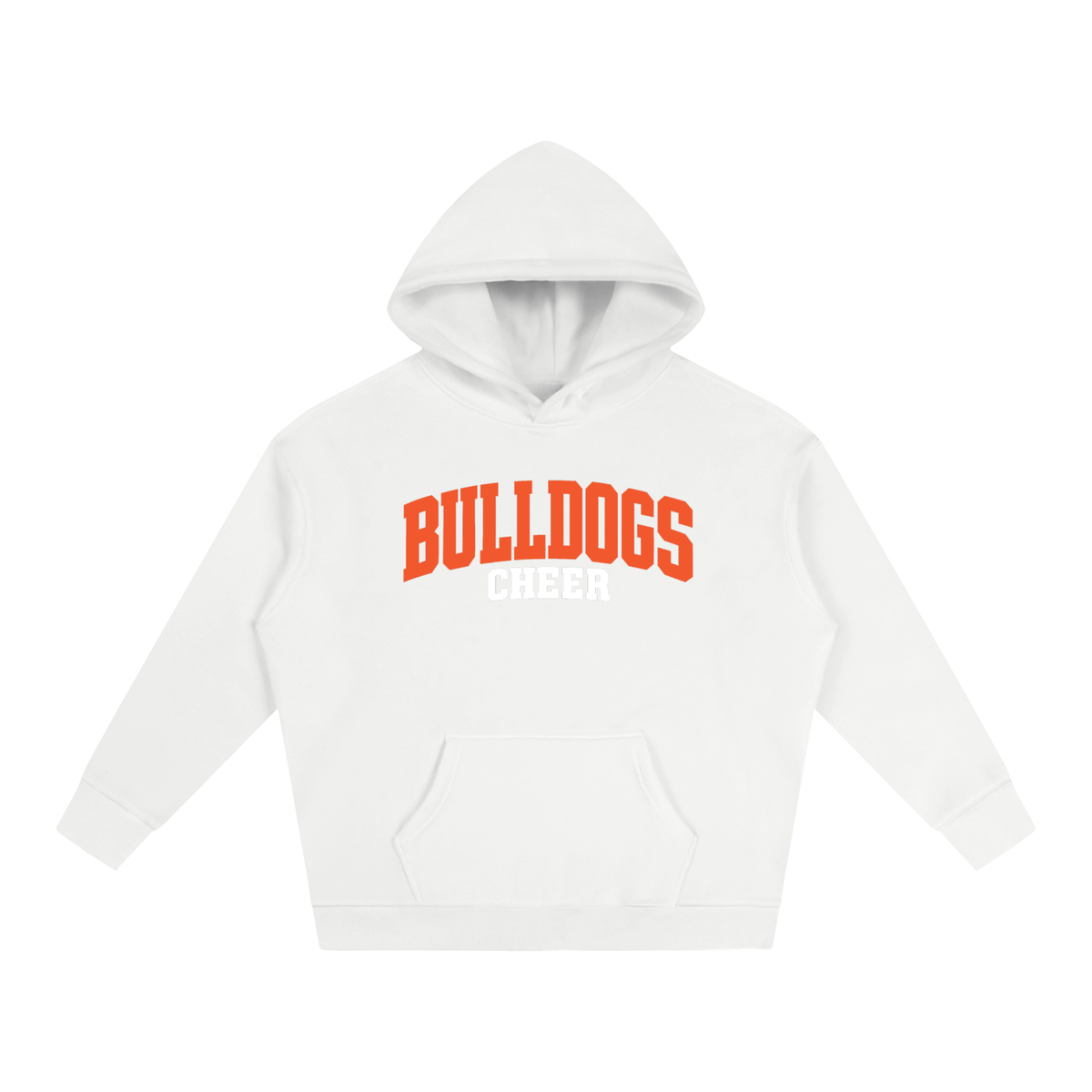 Basic 1 Green Bulldogs Oversize Fleeced Hoodie