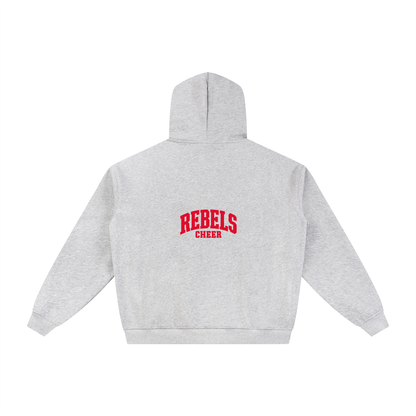Simple UNLV Essential Fleece Zip-Through Hoodie