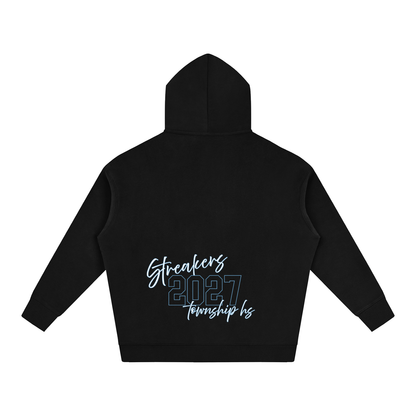 Oversized Cursive Hoodie