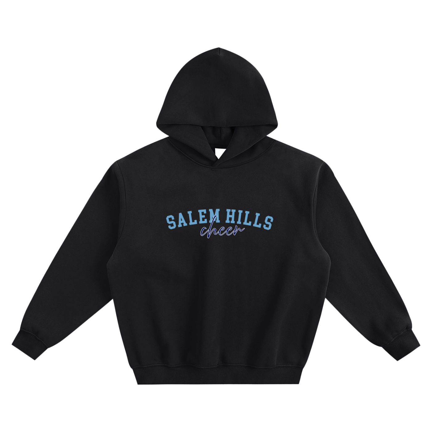 Salem Hills Cursive Cheer Boxy Hoodie