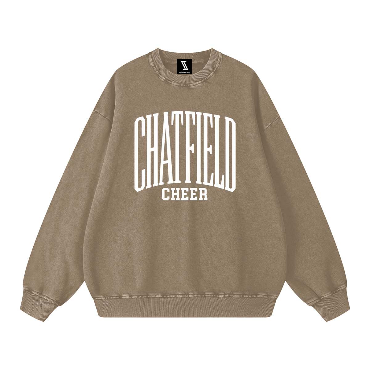 Basic 3 Chatfield Snow Washed Oversized Sweatshirt