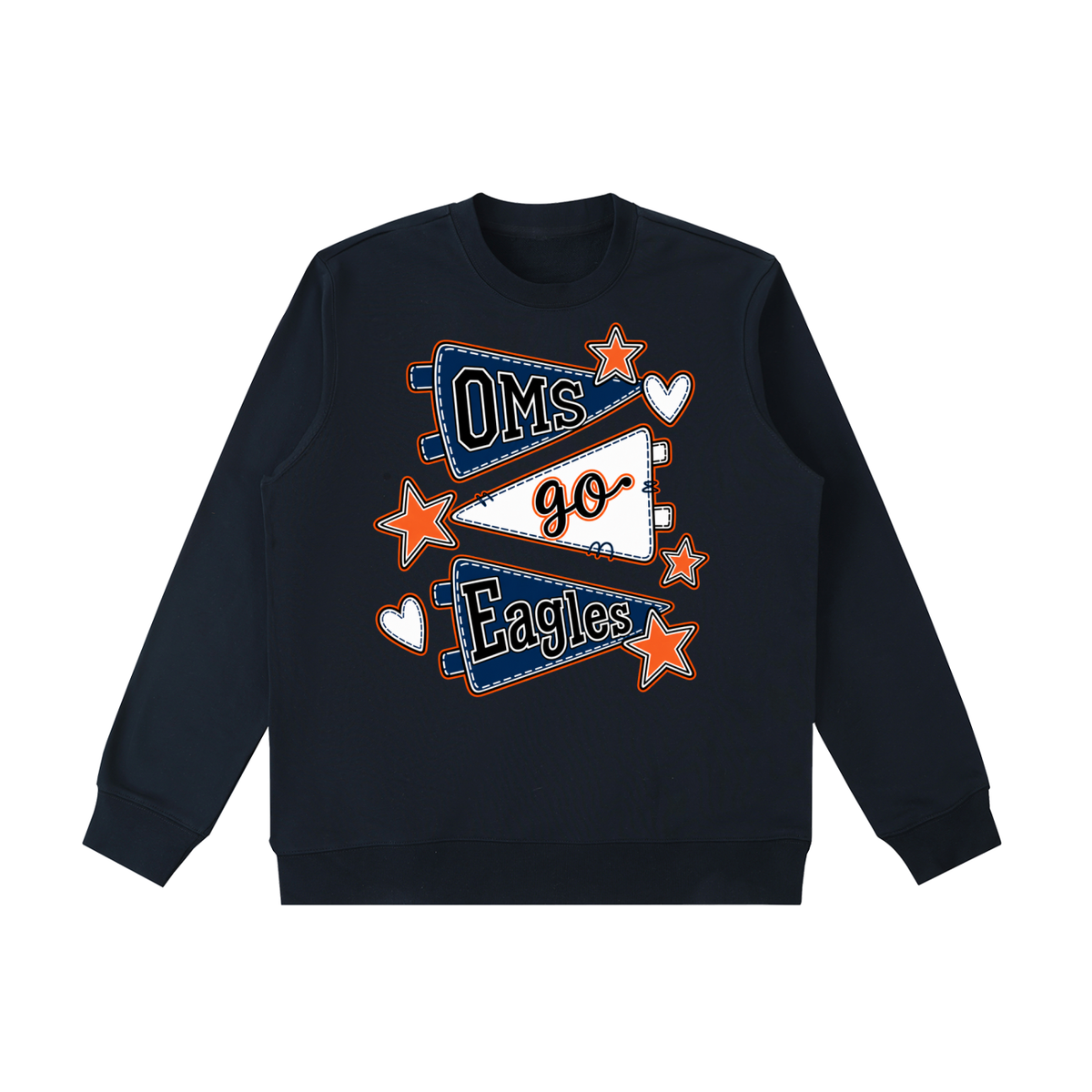 Lets Go Oakland Middle Essential Heavyweight Crewneck Sweatshirt