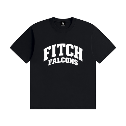 Basic 2 White Fitch Unisex Seamless Cotton T-Shirt