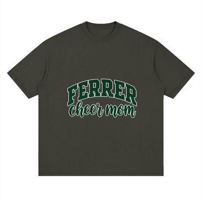Cheer Mom St Vincent Ferrer Oversized Drop Shoulder T-Shirt