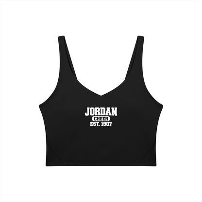 Old School Jordan Women's V-Neck Yoga Sports Bra