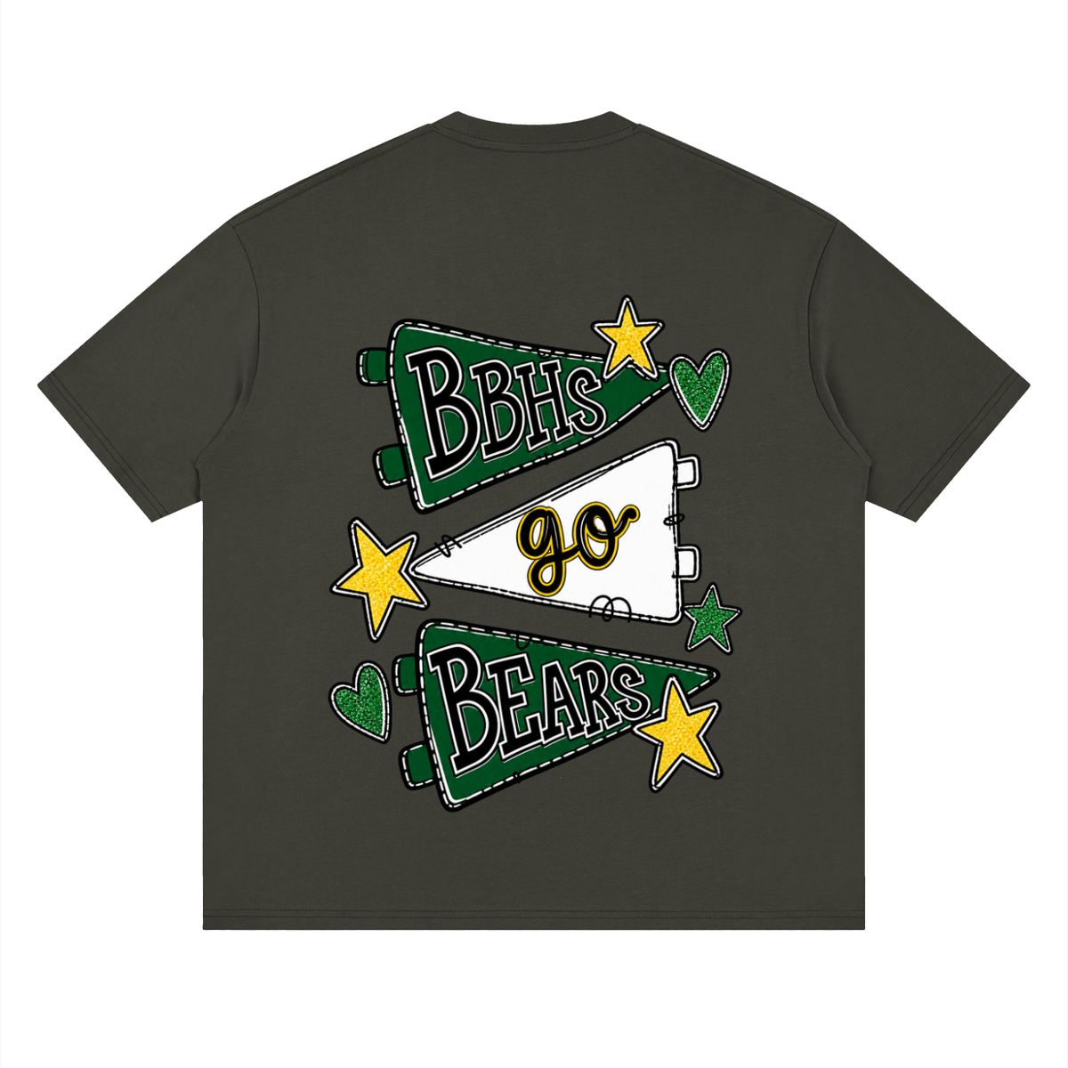 Lets Go Blanchet Oversized Drop Shoulder T-Shirt
