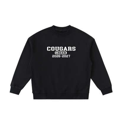 Old School Cardinal Mooney Essential Fleece Kids' Crewneck Sweatshirt