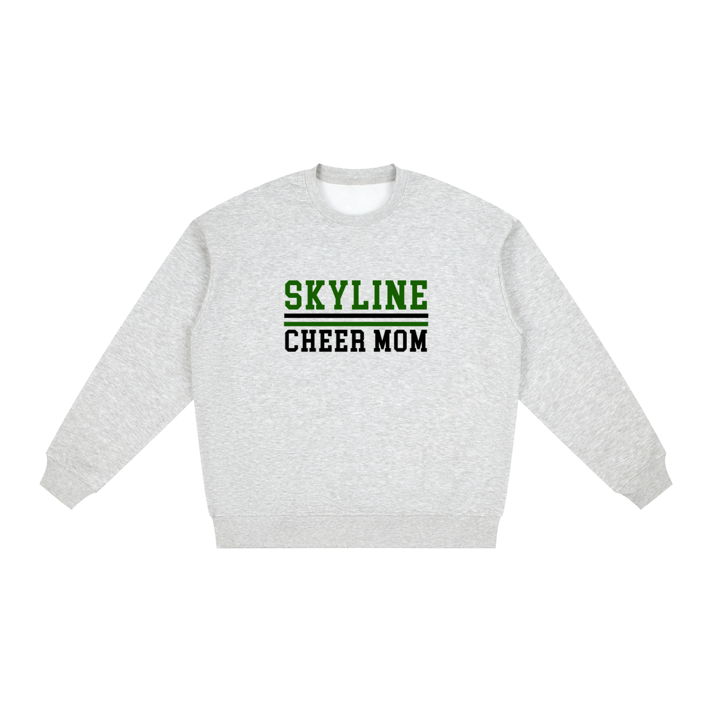 Oversized Drop Shoulder Crewneck Sweatshirt