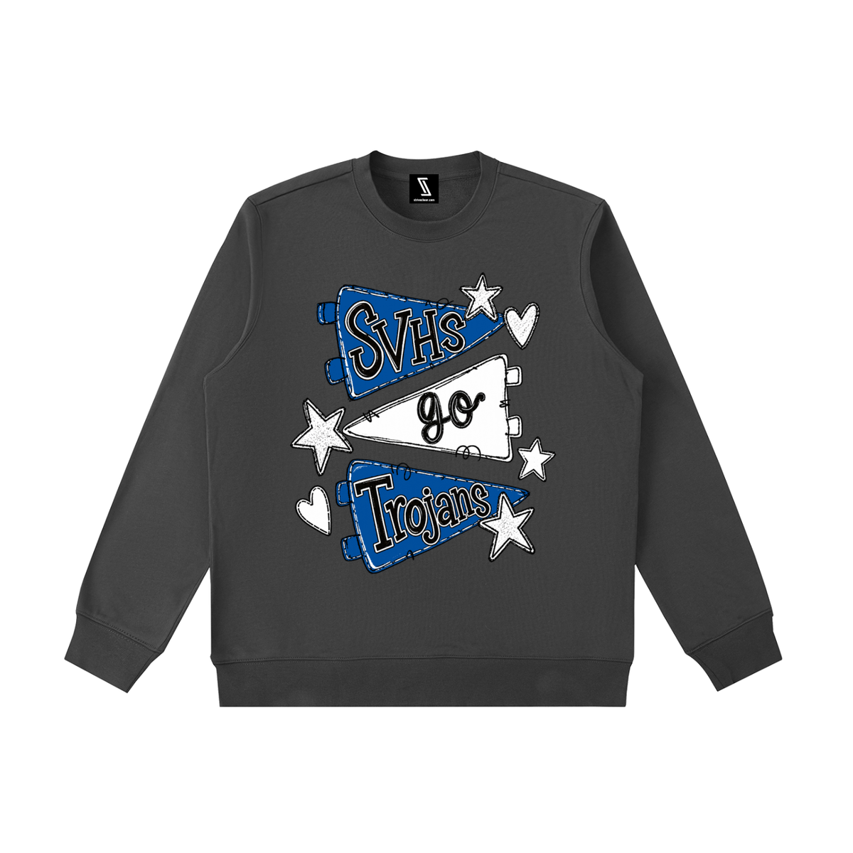 Lets Go Silver Valley Essential Heavyweight Crewneck Sweatshirt