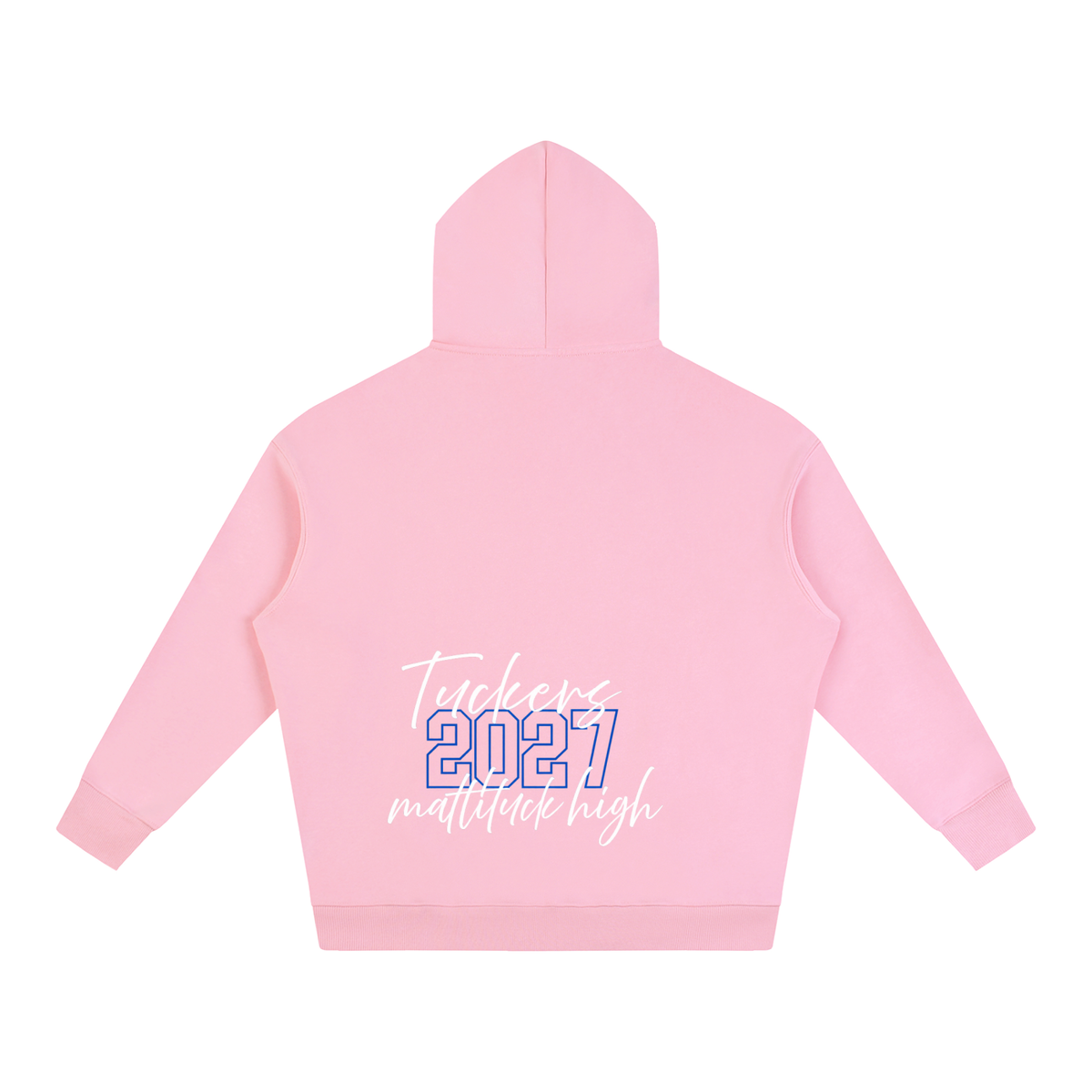 Cursive Front Mattituck Oversize Fleeced Hoodie