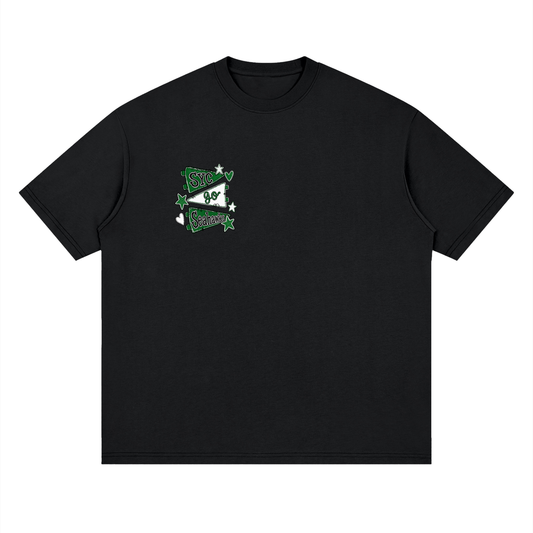 Lets Go Seahawks Oversized Drop Shoulder T-Shirt