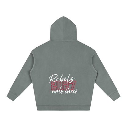 Cursive Front UNLV Oversize Fleeced Hoodie