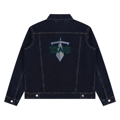 Unisex Vintage Wash Denim Jacket