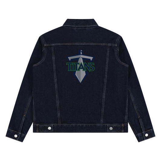 Unisex Vintage Wash Denim Jacket