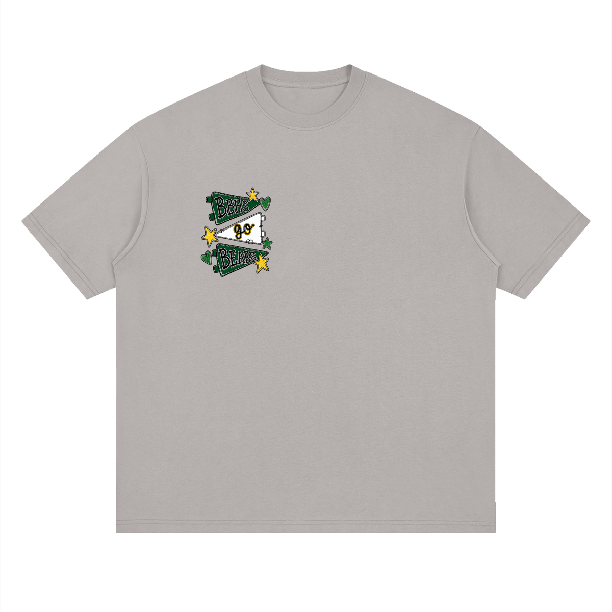 Lets Go Blanchet Oversized Drop Shoulder T-Shirt