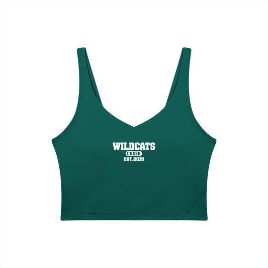 Old School Gladeville Women's V-Neck Yoga Sports Bra