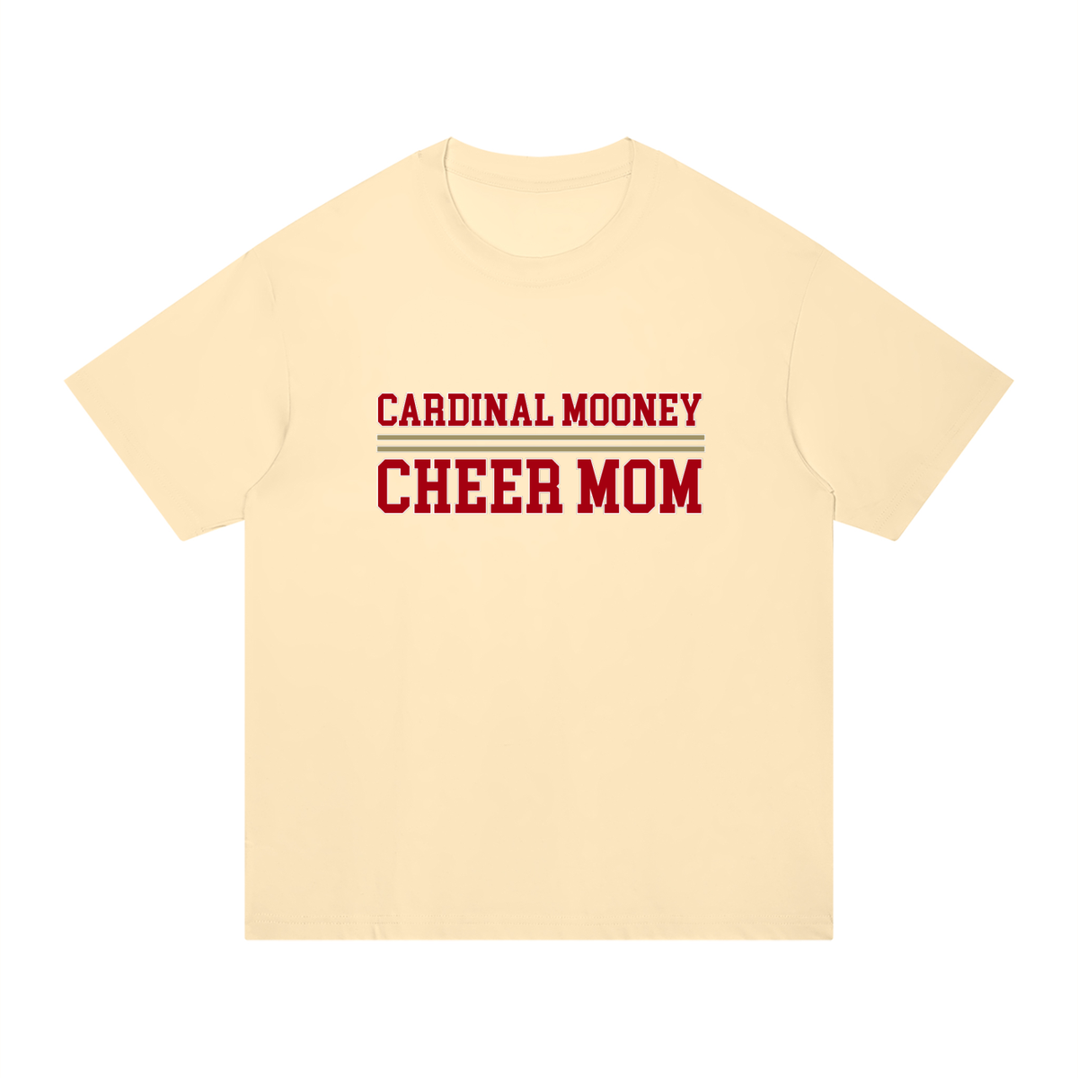 Mom Cardinal Mooney Unisex Regular Fit Cotton T-Shirt