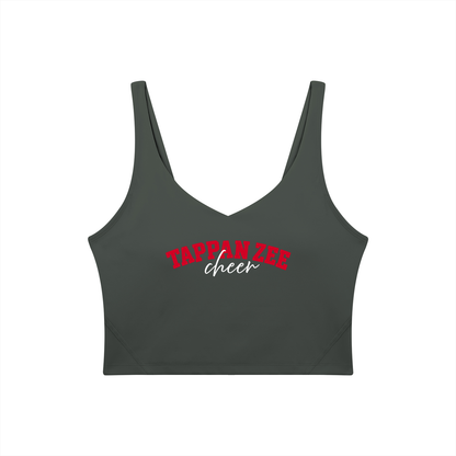 Cursive Tappan Zee Women's V-Neck Yoga Sports Bra