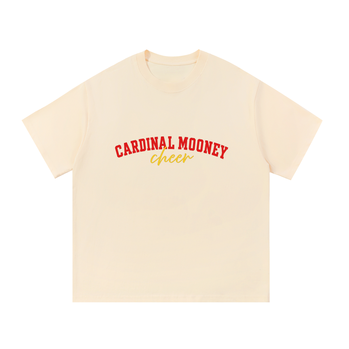 Cursive Cardinal Mooney Essential Oversized Cotton T-Shirt