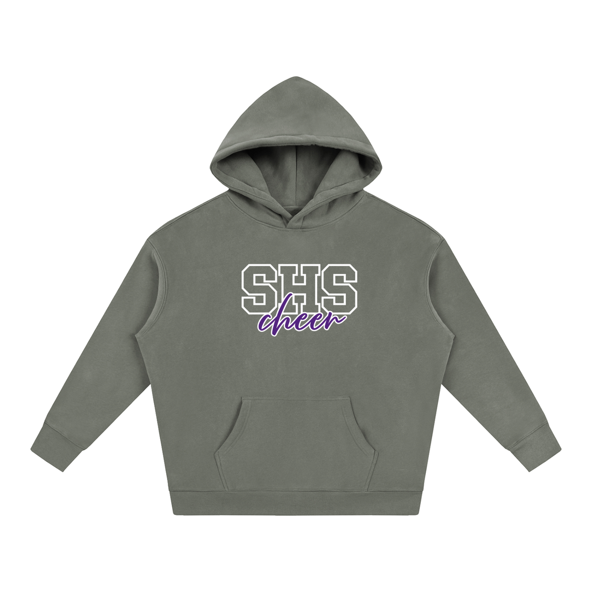 Cursive Front Sayville Oversize Fleeced Hoodie