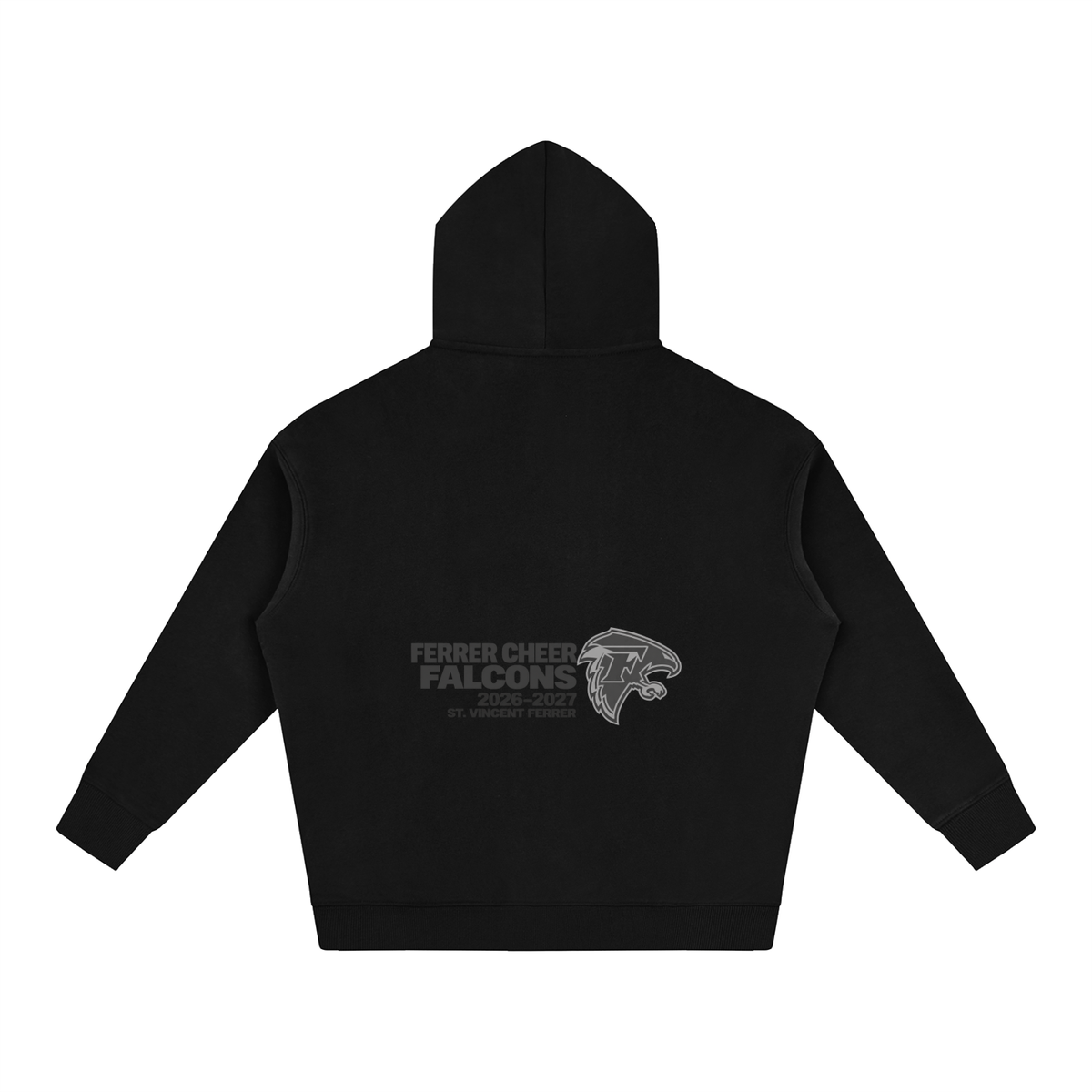 Vector Star Front St Vincent Ferrer Oversize Fleeced Hoodie