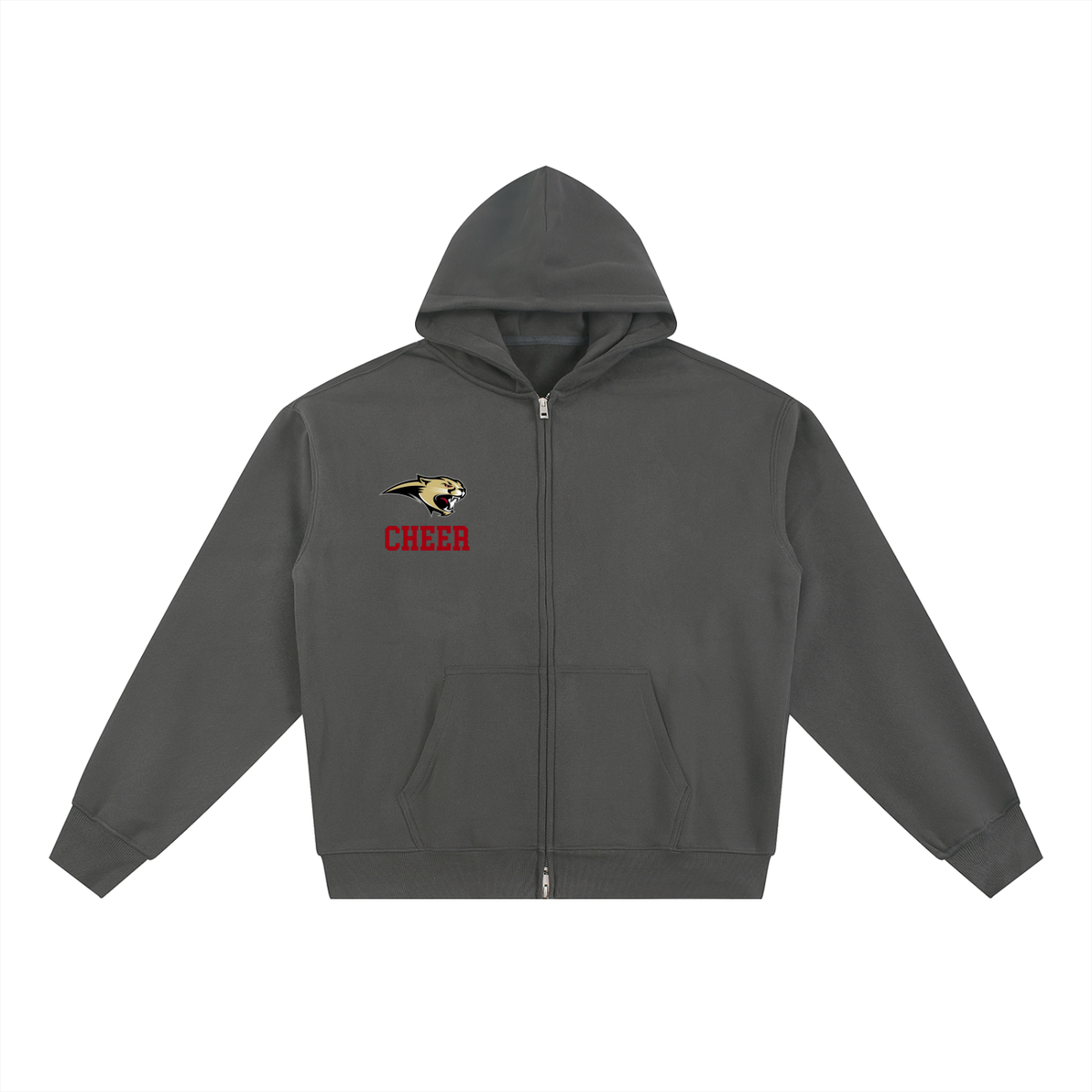 Year Cardinal Mooney Essential Fleece Zip-Through Hoodie
