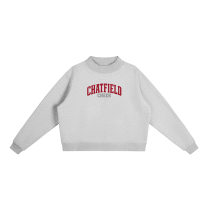 Basic 1 Chatfield Essential Fleece Mock-Neck Crew Sweatshirt (printed)