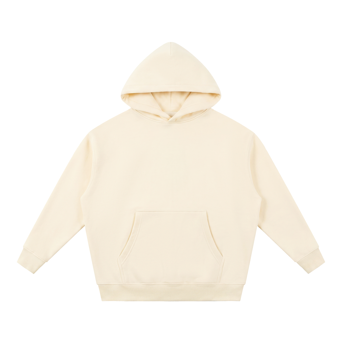 Essential Oversized Boxy Fit Fleece Hoodie