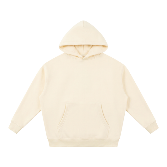 Essential Oversized Boxy Fit Fleece Hoodie