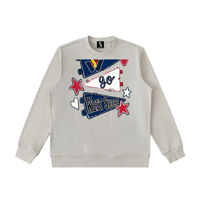 Lets Go West Shore Essential Heavyweight Crewneck Sweatshirt