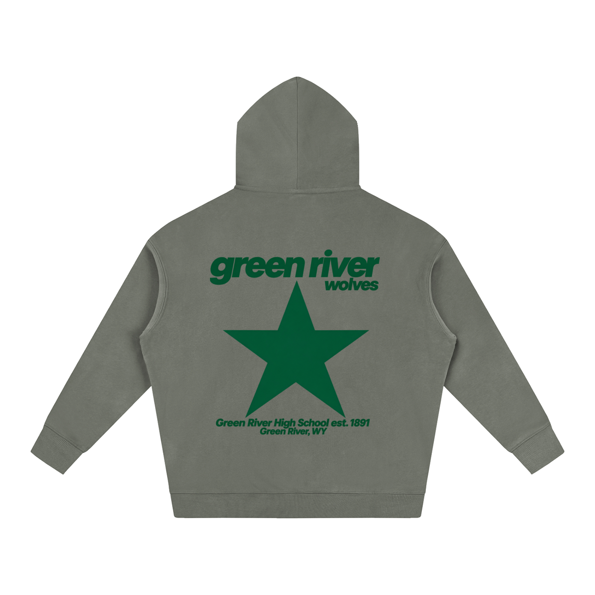Big Star Green River Oversize Fleeced Hoodie