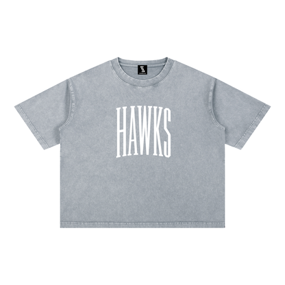Mineral Wash Boxy Cotton T-Shirt