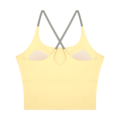 Strive Colorblock Crop Tank