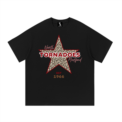 Leopard Star Cotton T-Shirt