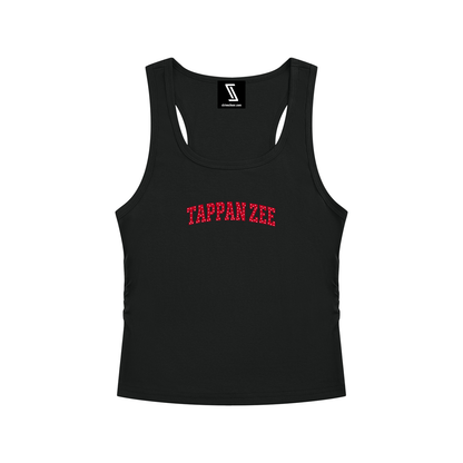 Polka Dot Tappan Zee Women’s Ruched Tank Top