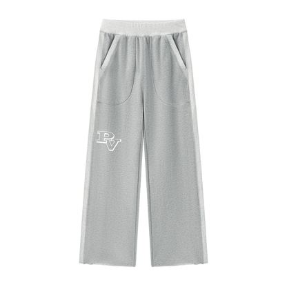 Women's Color Block Raw Hem Sweatpants