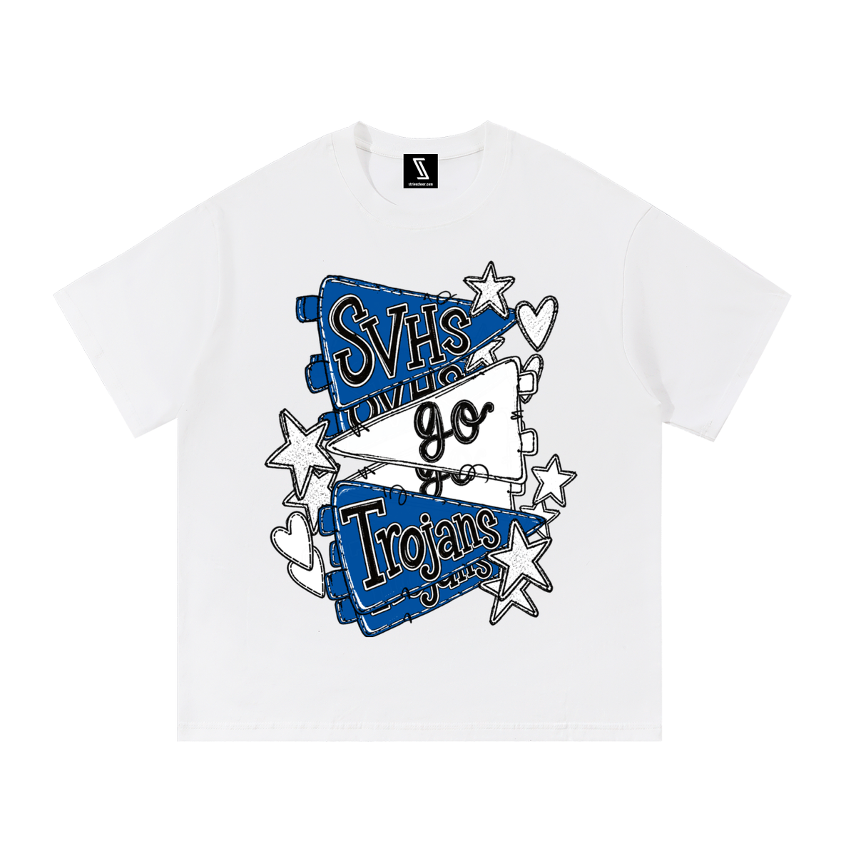 Cursive Silver Valley Essential Cotton T-Shirt
