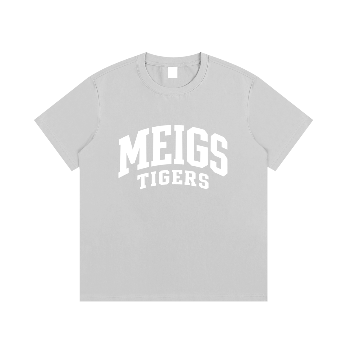Basic 2 White Meigs County Essential Cotton T-Shirt