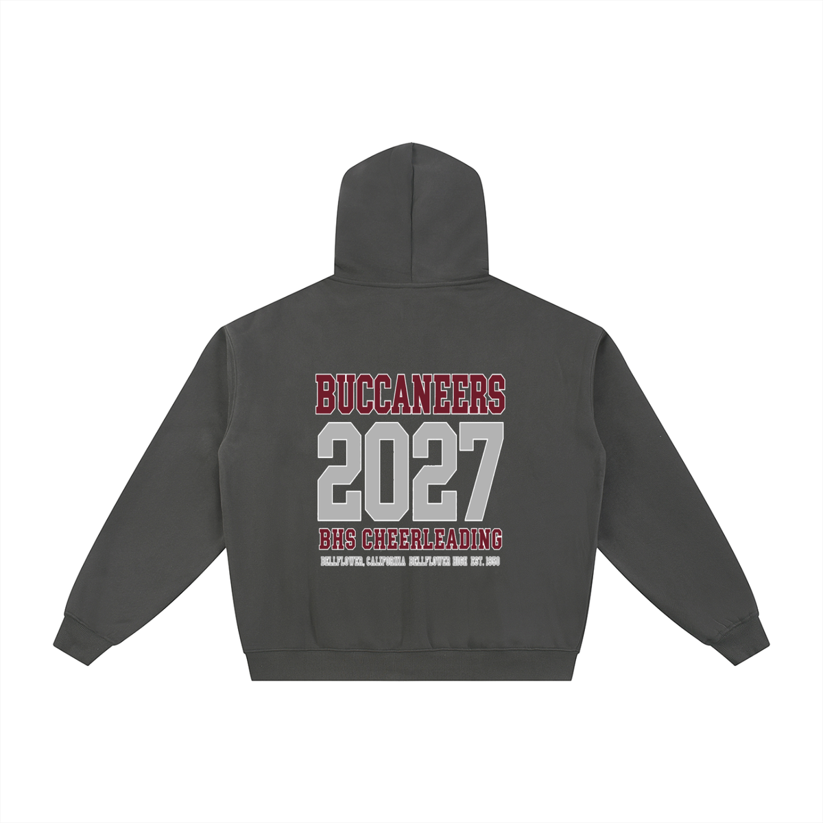 Year Bellflower Essential Fleece Zip-Through Hoodie