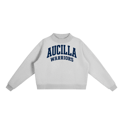 Basic 2 Aucilla Essential Fleece Mock-Neck Crew Sweatshirt