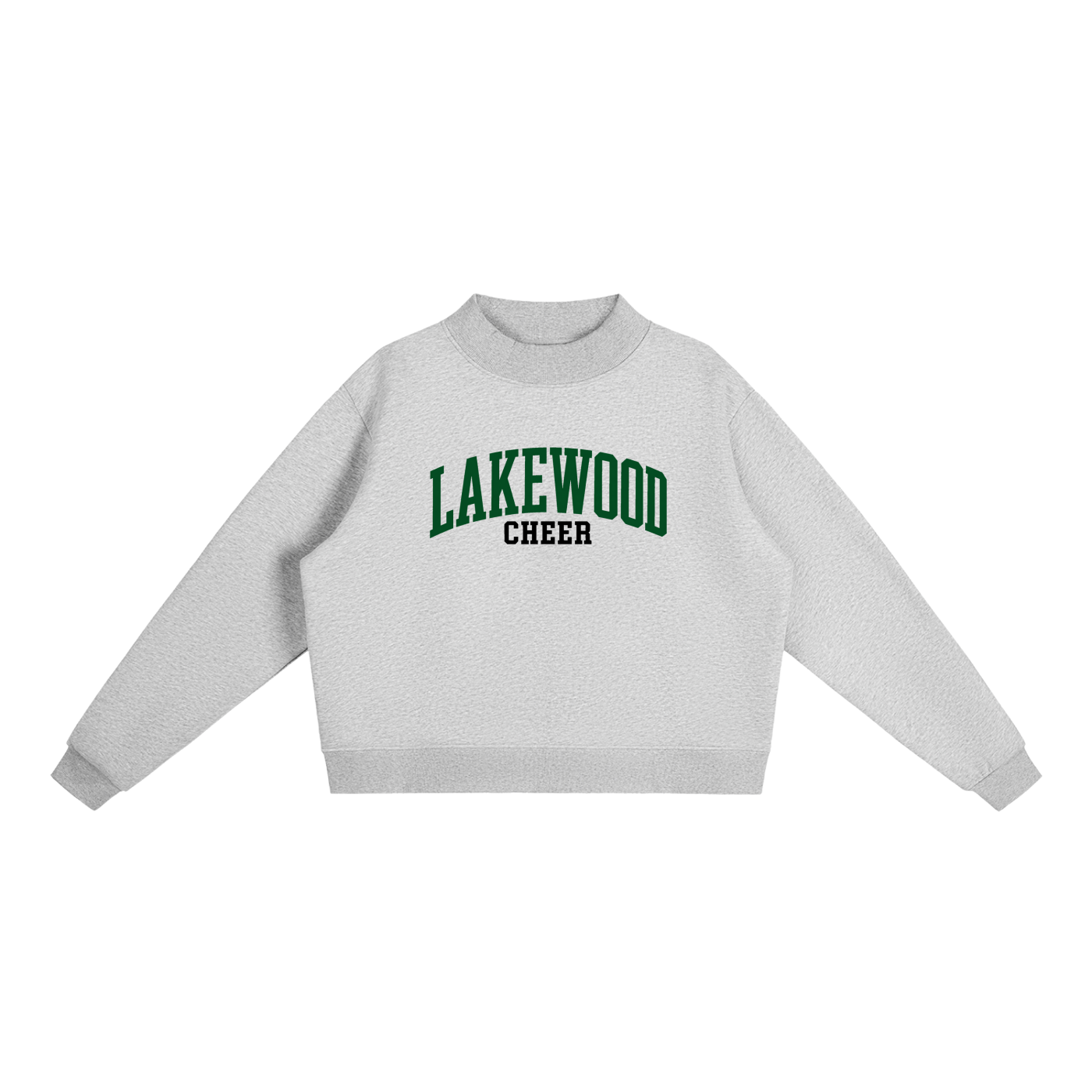 Basic 1 Lakewood Ranch Essential Fleece Mock-Neck Crew Sweatshirt