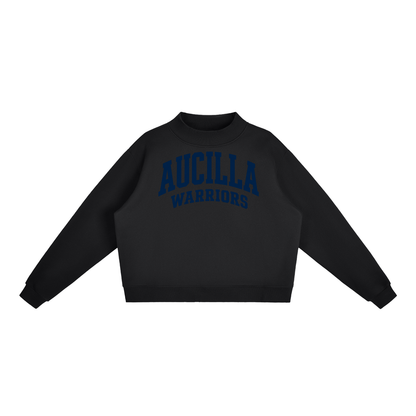 Basic 2 Aucilla Essential Fleece Mock-Neck Crew Sweatshirt