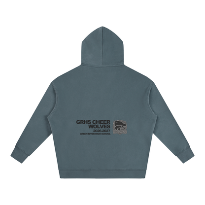Vector Star Front Green River Oversize Fleeced Hoodie