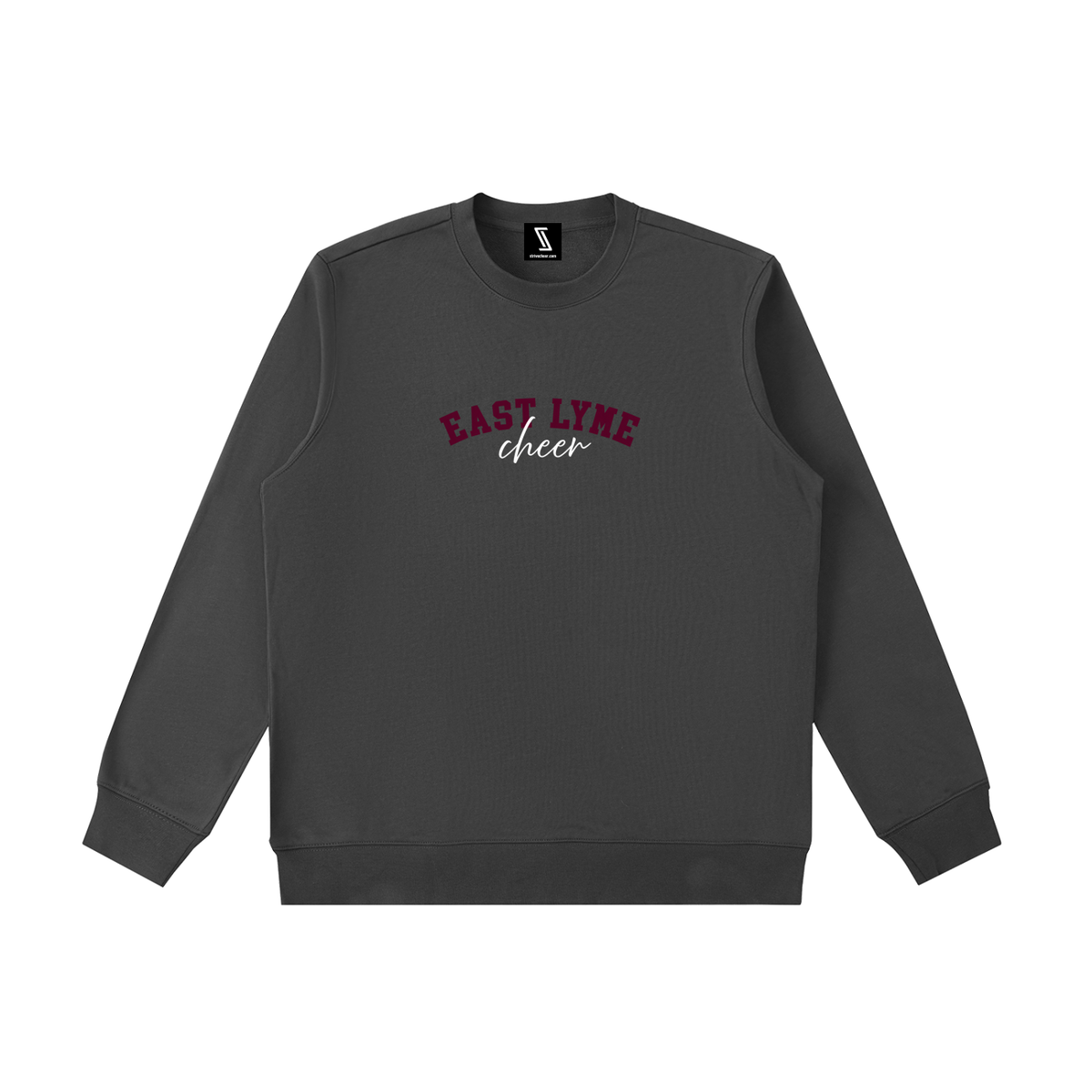 Cursive East Lyme Essential Heavyweight Crewneck Sweatshirt