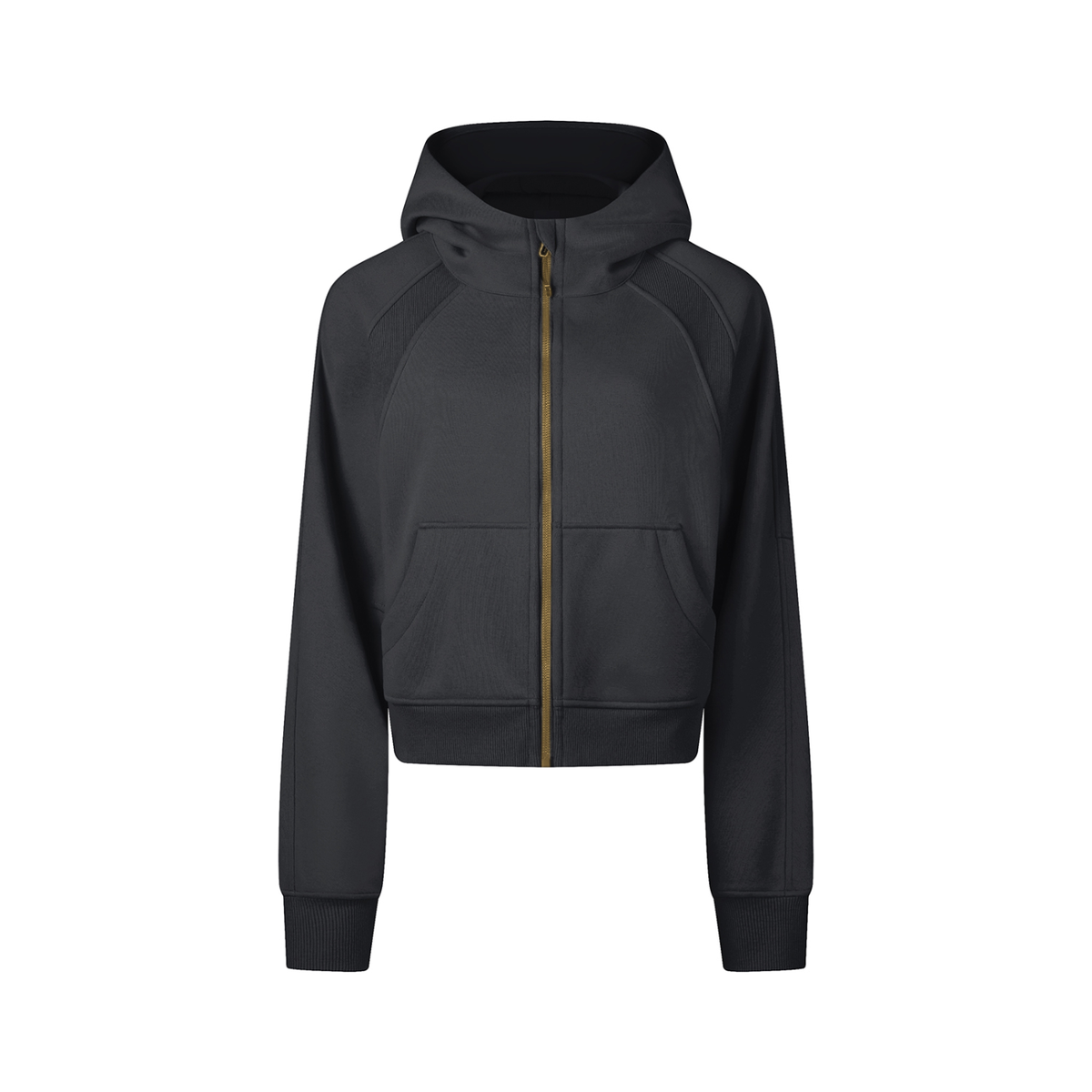 Strive Cropped Zip-Through Hoodie