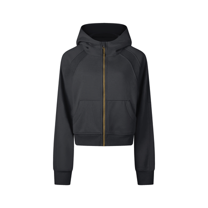 Strive Cropped Zip-Through Hoodie